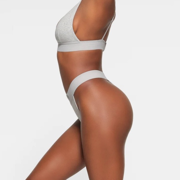 NWT Skims Cotton Rib Thong - Picture 3 of 7